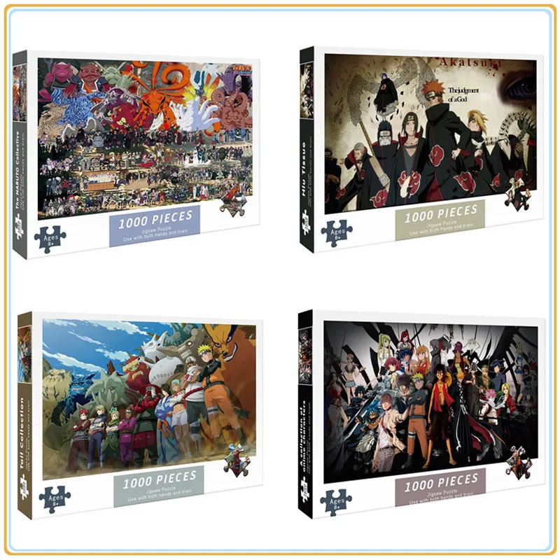 Board Game Template - Anime NARUTO carte forme 1000 Puzzles
