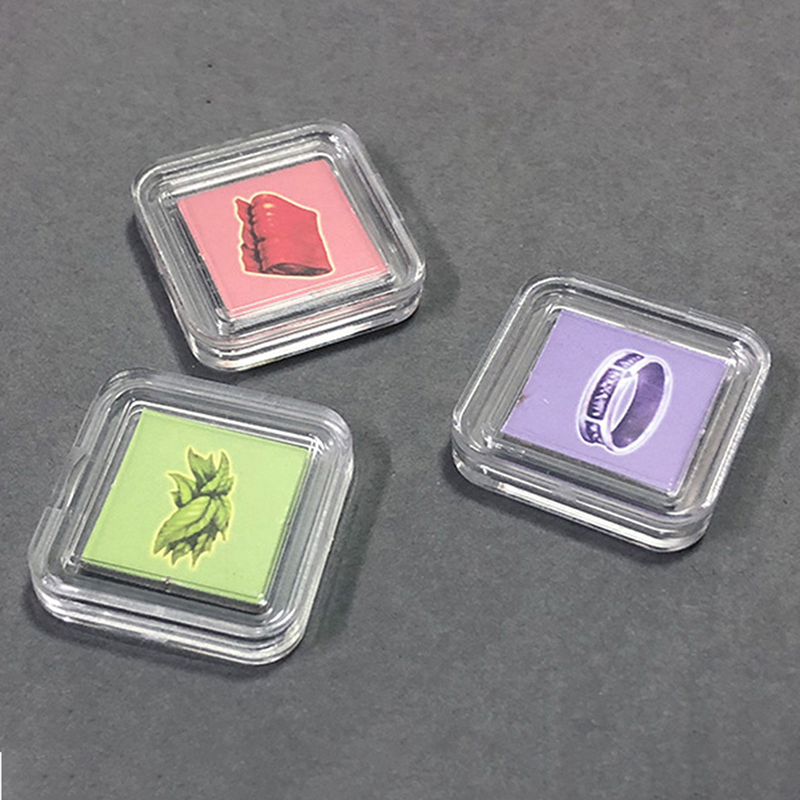 Board Game Economy - Conteneurs carrés transparents en plastique, 10
