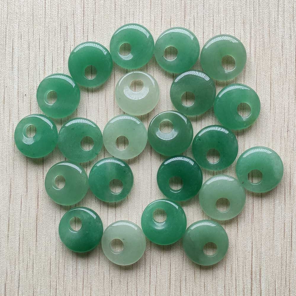 Board Game Yogi - Pendentifs en aventurine verte naturelle pour