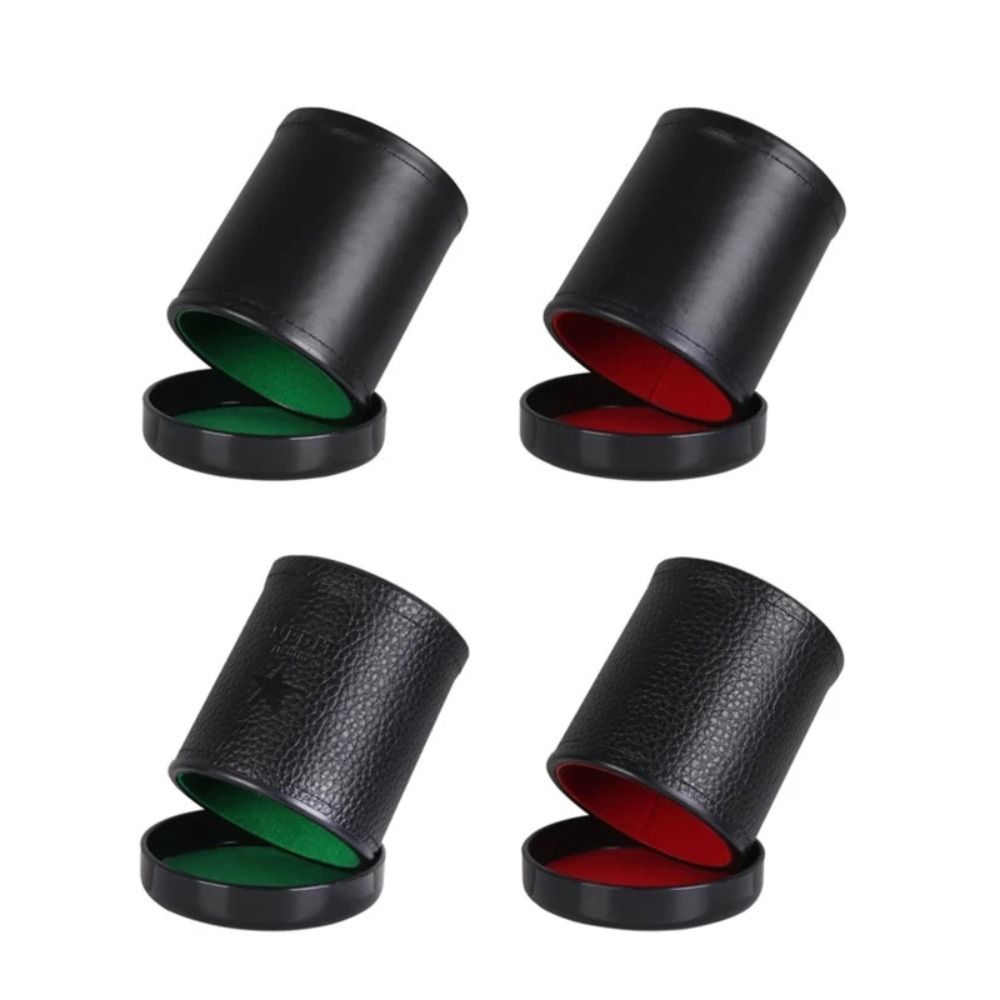 Board Game Yahtzee - Tasse à dés en cuir avec