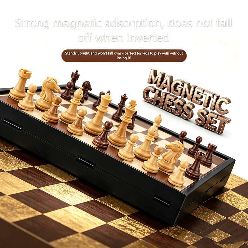 Board Game Electronic Table - Plateau de jeu d'échecs magnétique pliable
