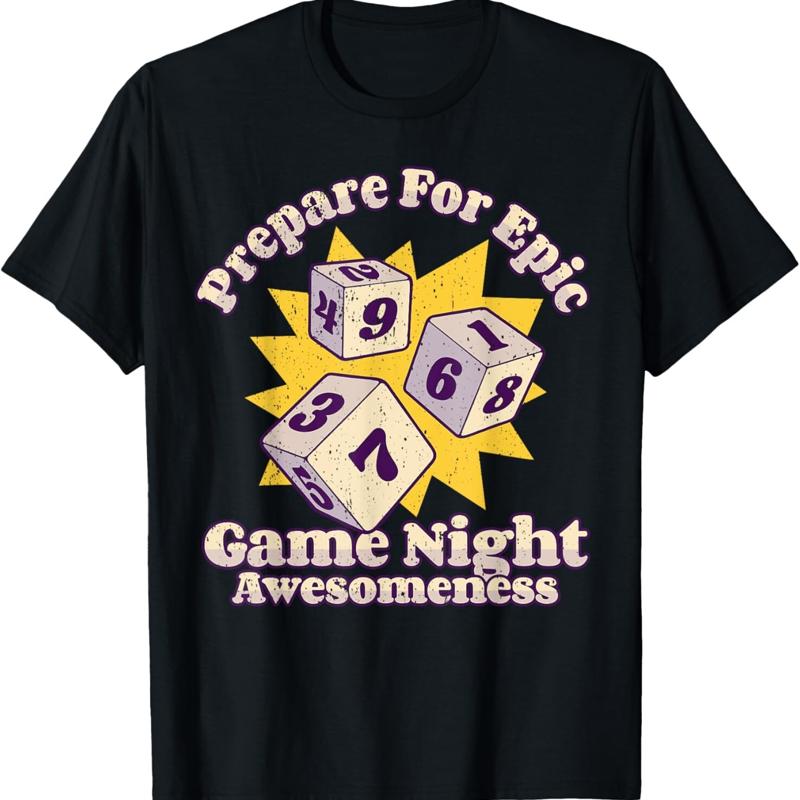 Board Game Print - T-shirt Game Night Host I Family