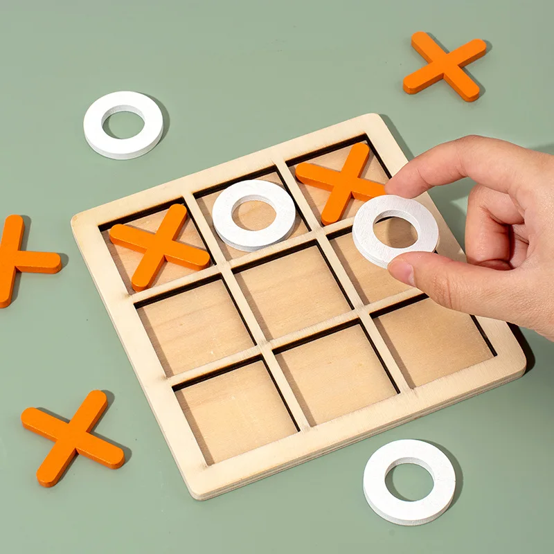Jeu Tic Tac Toe en bois, activ - Board Game Template avis et prix