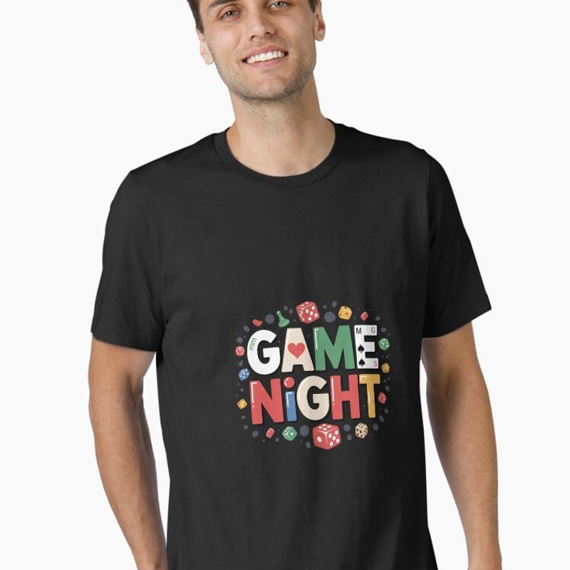 T-shirt essentiel pour les jou - Board Game Print avis et prix