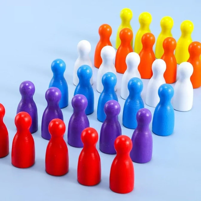 Marqueurs d'échecs en bois col - Board Game Economy avis et prix