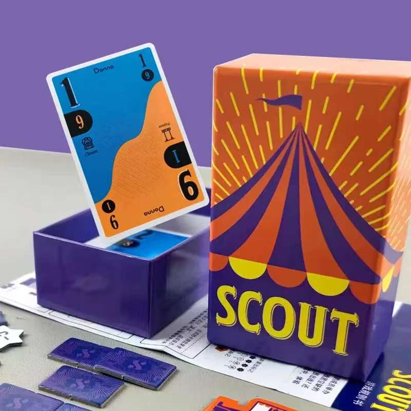 Jeu de cartes Scout, jeu de so - Board Game Template avis et prix
