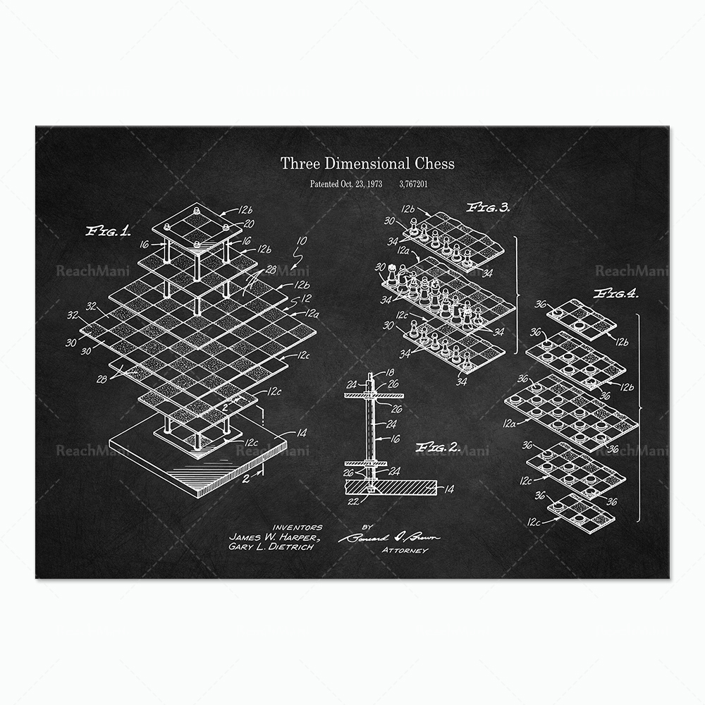 Échecs pour 3 joueurs, Affiche - Board Game For 3 Players avis et prix