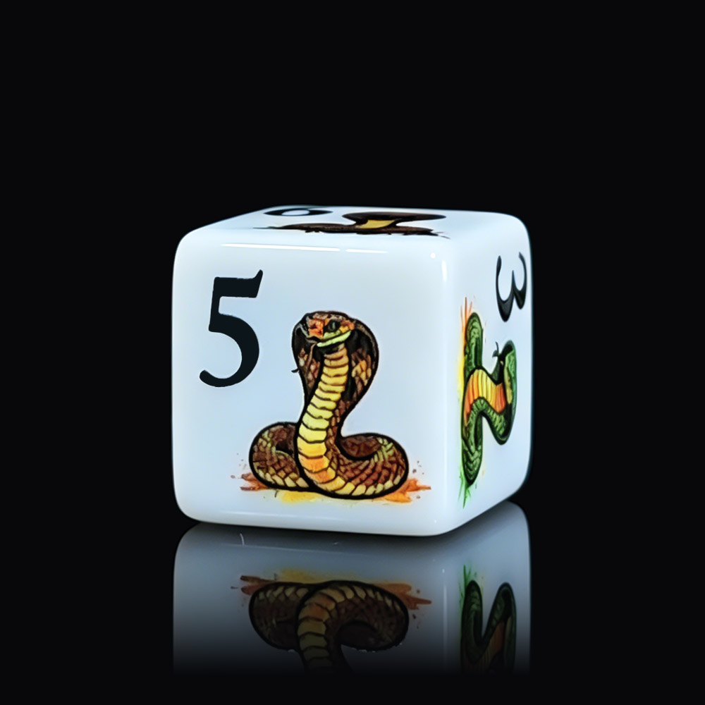 Dés en acrylique D6 de 16MM, 1 - Board Game Print avis et prix