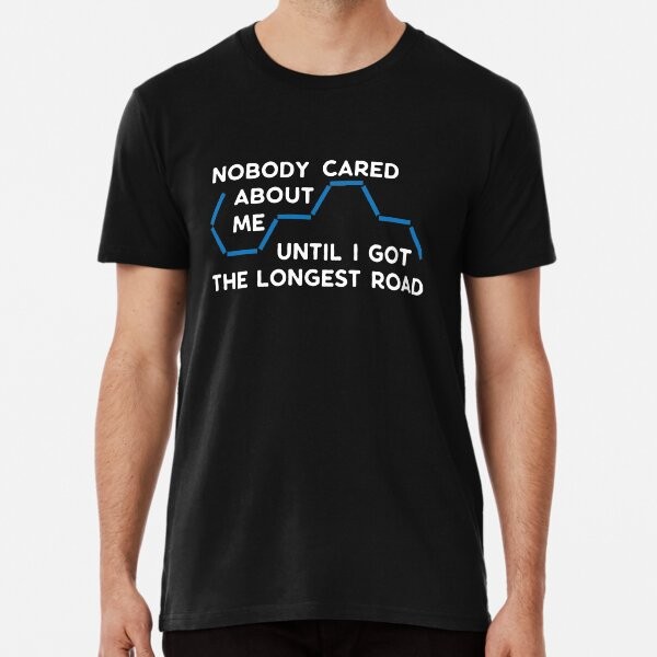 The Longest Road - T-shirt au  - Board Game Print avis et prix
