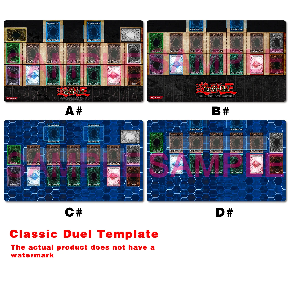 YuGiOh tapis classique jeu de  - Board Game Template avis et prix