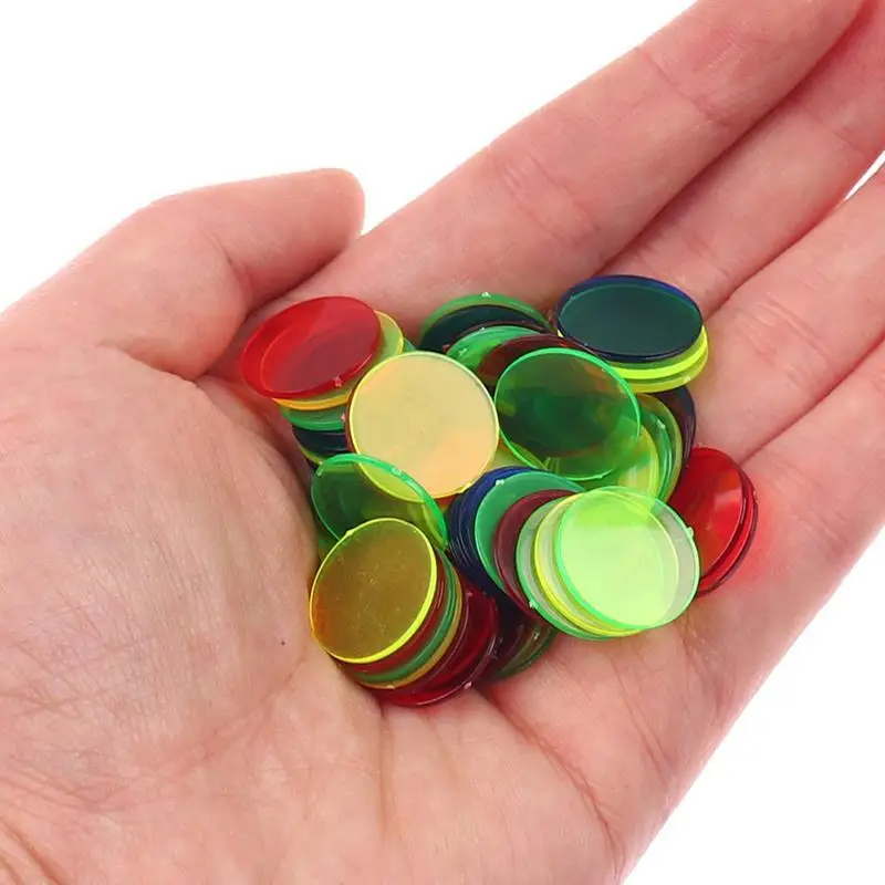 Jetons en plastique transparen - Board Game Economy avis et prix