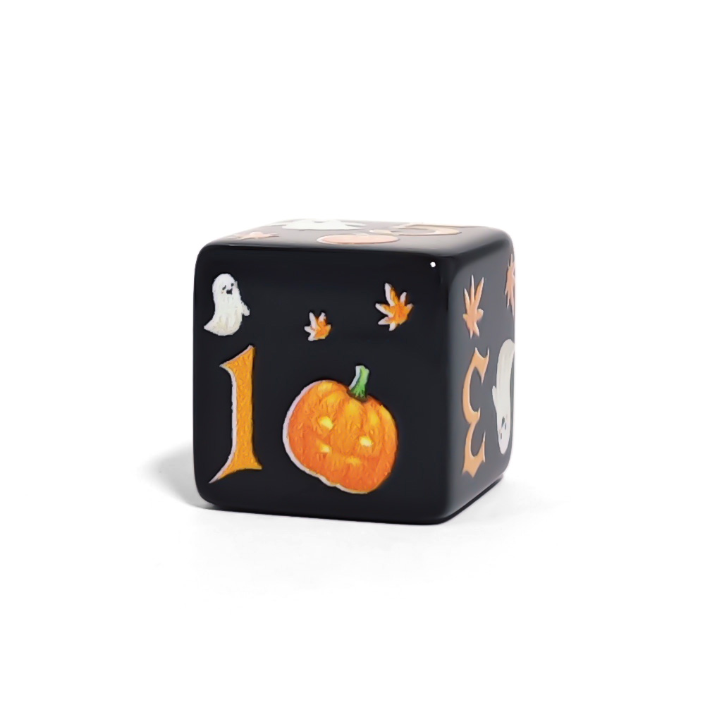 12 dés D6 en acrylique noir de - Board Game Print avis et prix