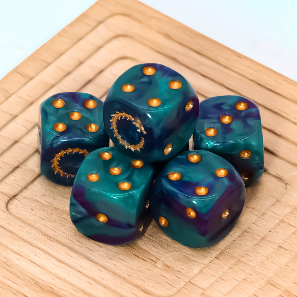 Lot de 6 dés polyédriques D6 D - Board Game Electronic Table avis et prix
