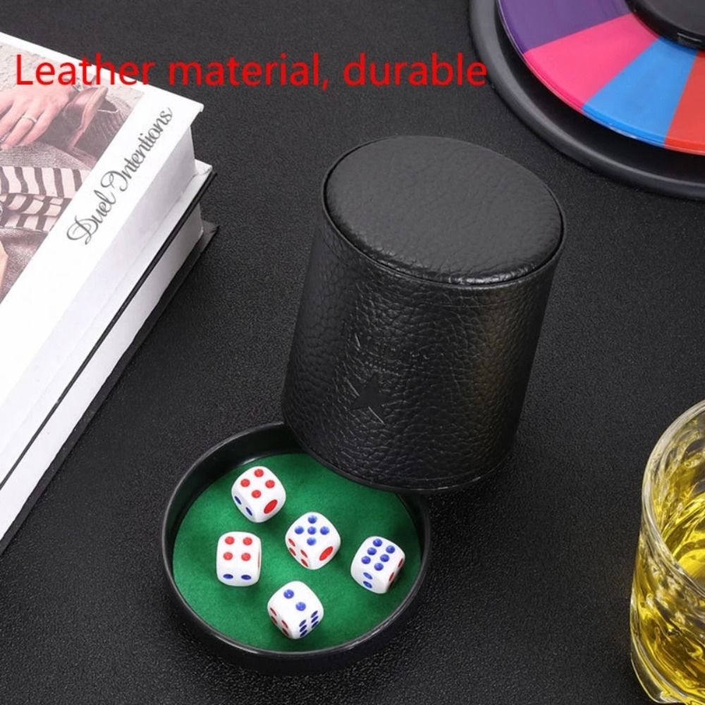 Yahtzee-Gobelet à dés en cuir  - Board Game Yahtzee avis et prix