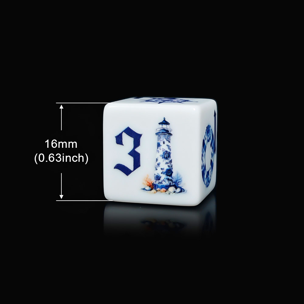 12 dés en acrylique bleus naut - Board Game Electronic Table avis et prix